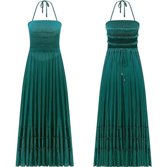 NEW Summer Boho Sexy Backless Long Dress L - Picture 6 of 6